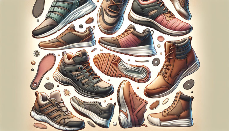 Illustration montrant le choix de chaussures adaptées aux semelles orthopédiques